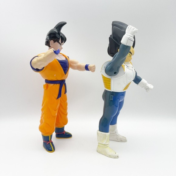 1999 Dragon Ball Z Goku & Vegeta‎ Walkie Talkies Funimation Productions Damage - Picture 3 of 12
